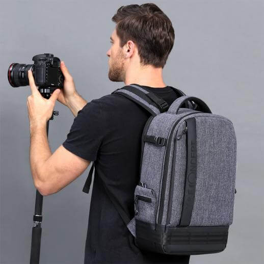 K&F Concept K\&F Concept Kameraryggsekk med stort rom for kamera 17 liter