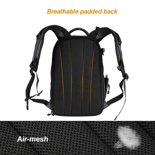 K&F Concept K\&F Concept Kameraryggsekk med stort rom for kamera 17 liter
