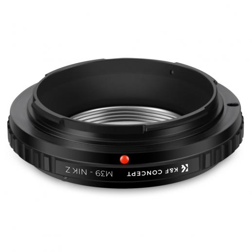 K&F Concept objektivadapter for M39-objektiv for Nikon Z-kamerahus Rask levering fra Sverige.