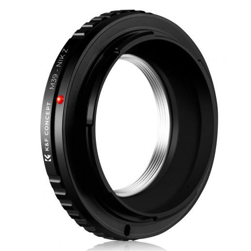 K&F Concept objektivadapter for M39-objektiv for Nikon Z-kamerahus Rask levering fra Sverige.