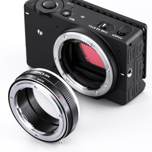  K&F Concept objektivadapter for Konica AR-objektiv til Leica L-kamerahus Rask levering fra Sverige.