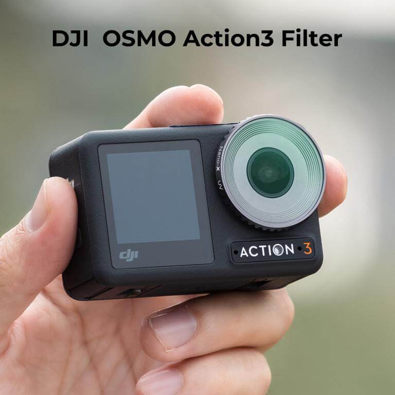  K&F Concept Nano-X UV-filter for DJI Osmo Action 3 Rask levering fra Sverige.