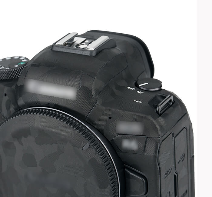 Kiwifotos Kiwifotos-skinn til Canon EOS R6 - Svart kamuflasje