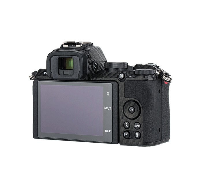 Kiwifotos Kiwifotos Skin for Nikon Z50 + 16-50mm objektiv - Sort karbonfiberfilm