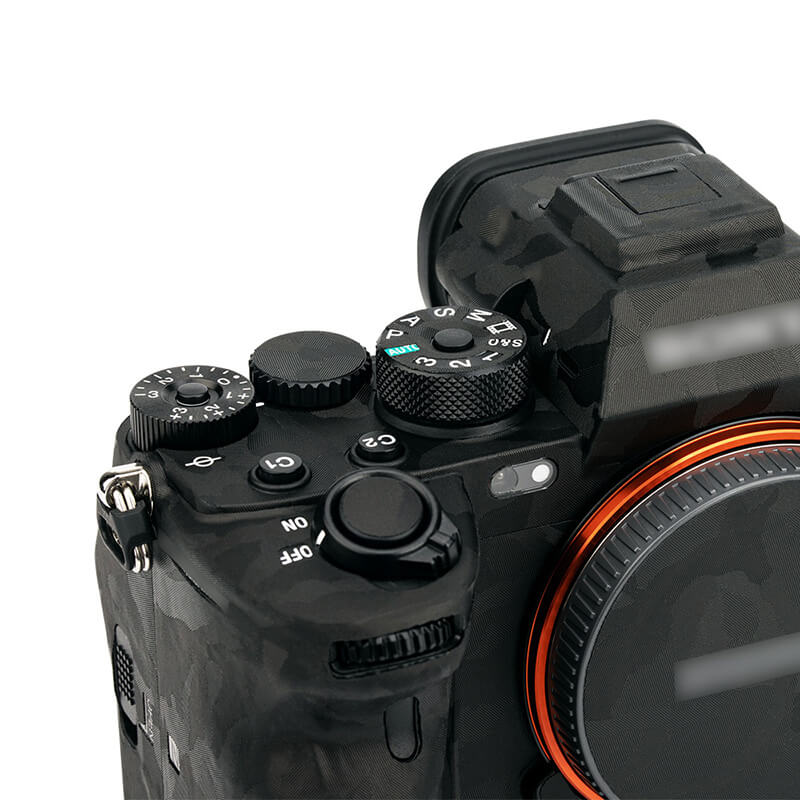 Kiwifotos Kiwifotos Skin for Sony A1- Svart kamuflasje