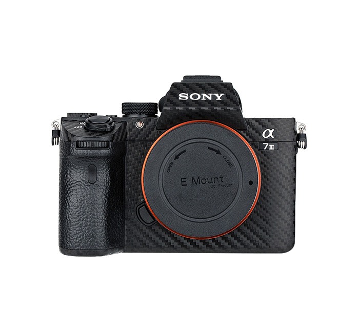 Kiwifotos Kiwifotos Skin for Sony a7 III / a7R III - Svart karbonfiberfilm