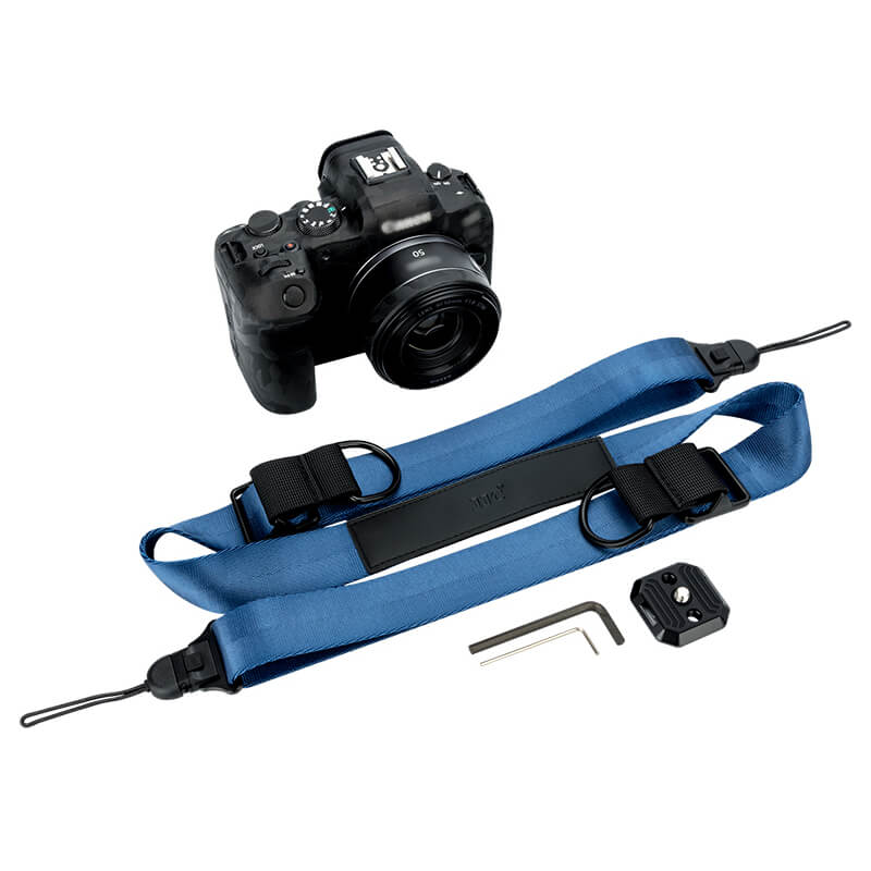  JJC QRS-D1 Kamerastropp med plate for systemkamera – maks belastning 90 kg Rask levering fra Sverige.