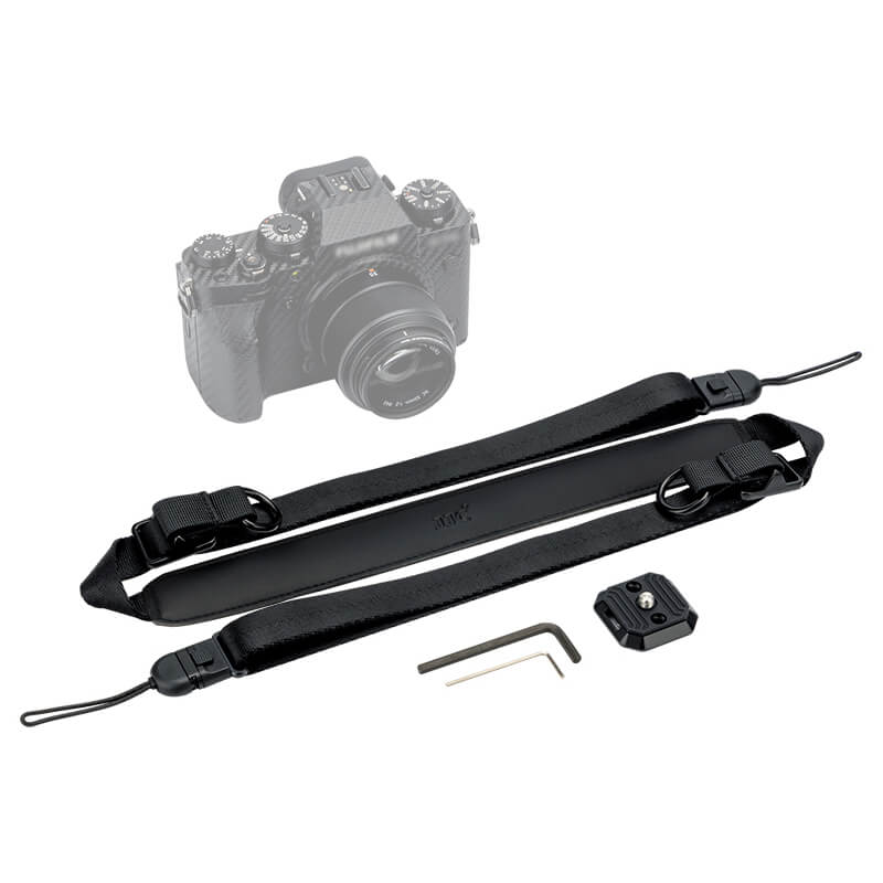  JJC QRS-M1 Kamerastropp med plate for systemkamera – maks belastning: 80 kg Rask levering fra Sverige.