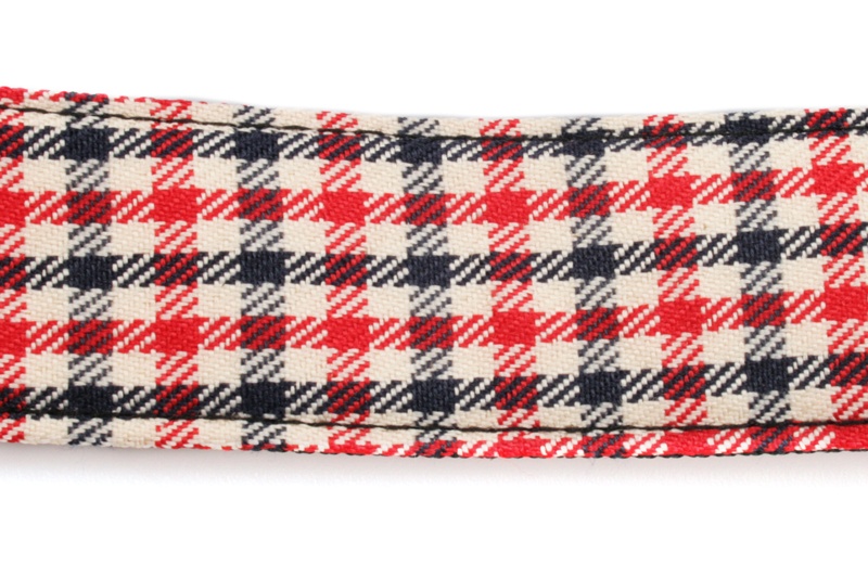  Kamerastropp - Rutig svart&rød Rask levering fra Sverige.