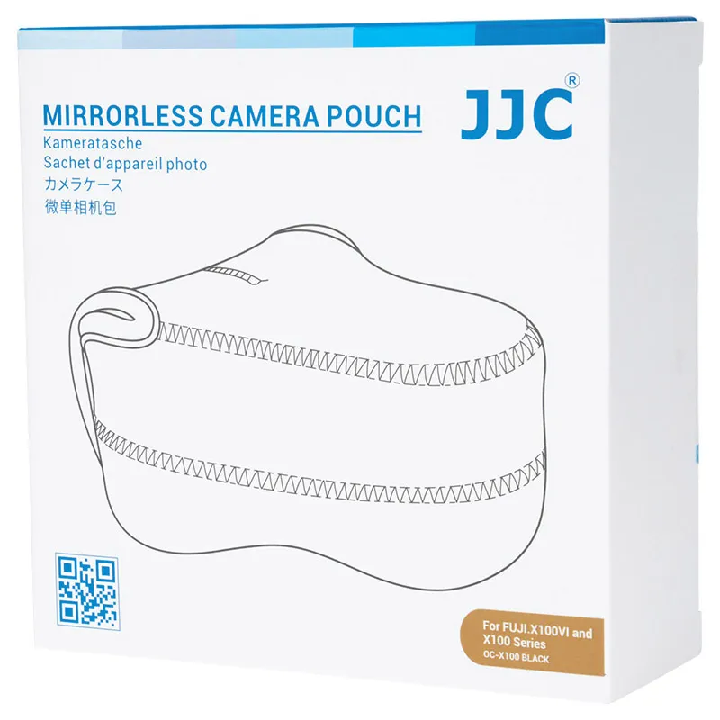 JJC camera wash black for Nikon Z & 50mm objektiv 143x120x110mm Rask levering fra Sverige.