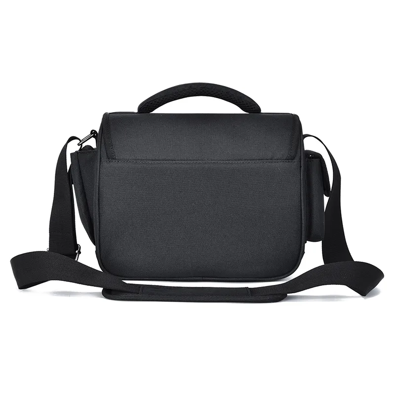 Caden Caden D27 trendy svart Axelveske for kameraet 24x19x14cm