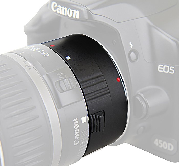 JJC JJC AET-C25 Mellomring elektronisk for Canon EOS
