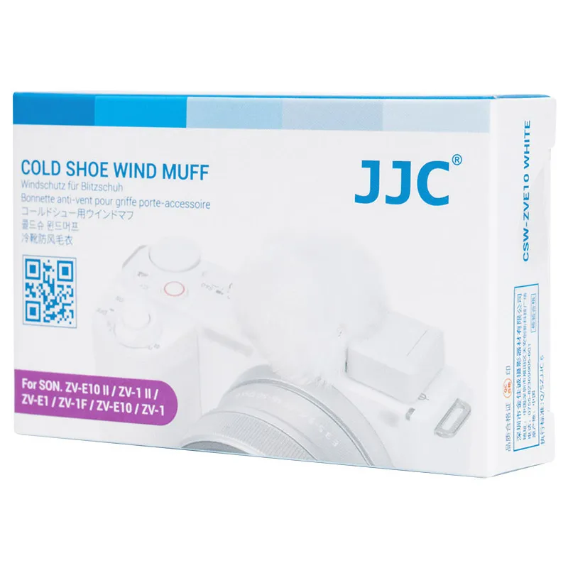  JJC CSW-ZVE10 Vindskjerm med blitssko for Sony ZV-E10-serien Rask levering fra Sverige.