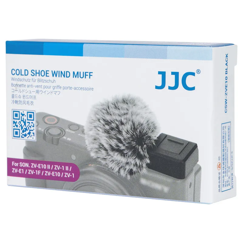 JJC CSW-ZVE10 Vindskjerm med blitssko for Sony ZV-E10-serien Rask levering fra Sverige.