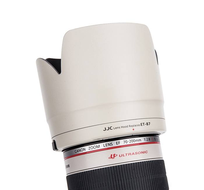  JJC solblender for Canon EF 70–200mm f/2.8L IS II/III USM – erstatter ET-87 Rask levering fra Sverige.