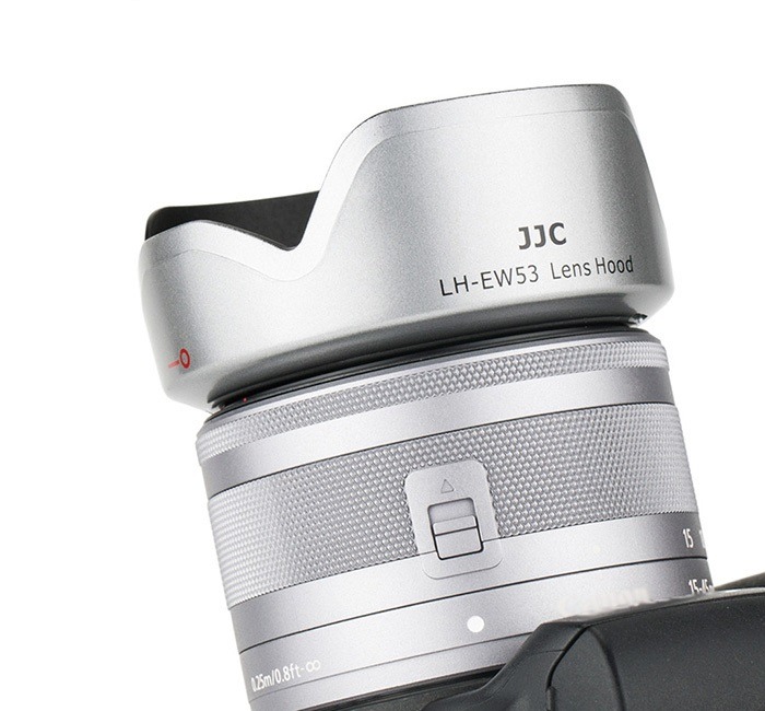  JJC solblender for Canon EF‑M 15‑45 mm – tilsvarer EW-53 Rask levering fra Sverige.