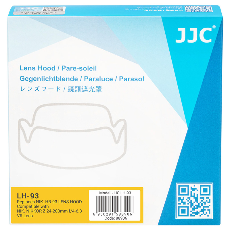 JJC JJC Solblender for Canon RF-S 10-18mm f/4.5-6.3 IS STM tilsvarer EW-53B