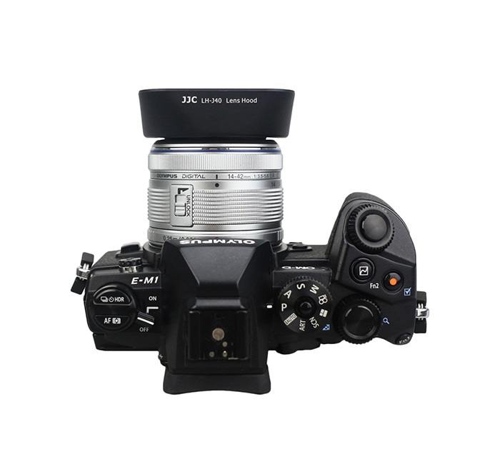  JJC Solblender for Olympus 14–42mm 1:3.5–5.6 II – erstatter LH-40 Rask levering fra Sverige.