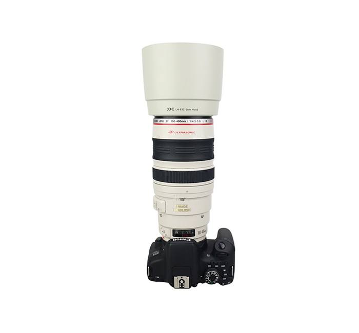  JJC solblender for Canon EF 100–400mm f/4.5–5.6L IS USM – tilsvarer ET-83C Rask levering fra Sverige.