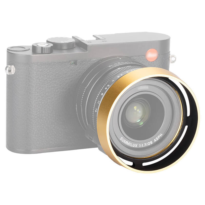JJC JJC Solblender & objektivdeksel for Leica Q-serien Q3 Q2 Q1 gull