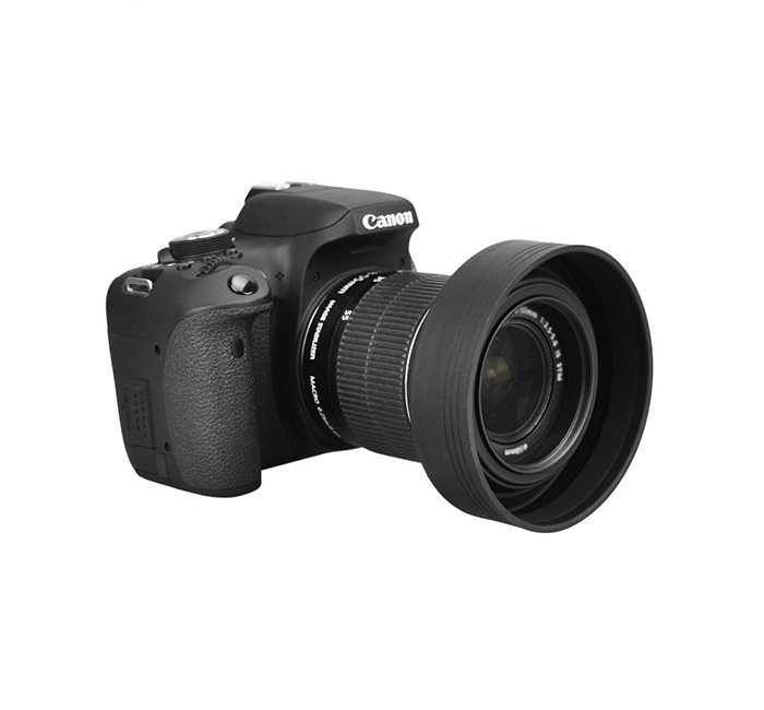  JJC Solblender av silikon for objektiv Rask levering fra Sverige.