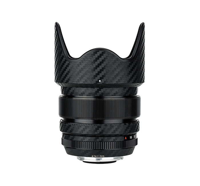 Kiwifotos Kiwifotos Skin for Fujifilm XF 23mm f/1.4 R - Svart karbonfiberfilm