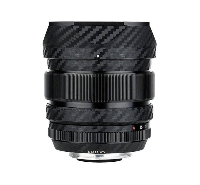 Kiwifotos Kiwifotos Skin for Fujifilm XF 23mm f/1.4 R - Svart karbonfiberfilm