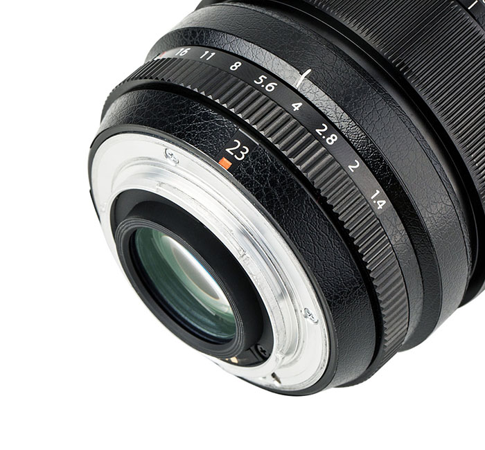 Kiwifotos Kiwifotos Skin for Fujifilm XF 23mm f/1.4 R - Svart lærtekstur
