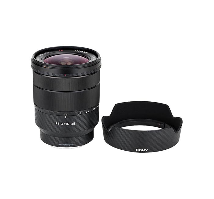 Kiwifotos Kiwifotos Skin for Sony Vario-Tessar T\* FE 16-35mm f/4 ZA OSS - karbonfiberfilm