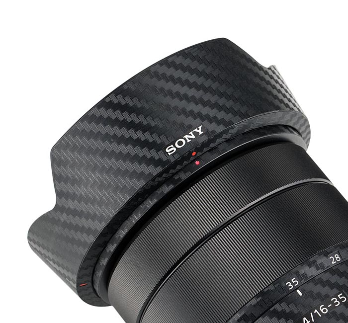 Kiwifotos Kiwifotos Skin for Sony Vario-Tessar T\* FE 16-35mm f/4 ZA OSS - karbonfiberfilm