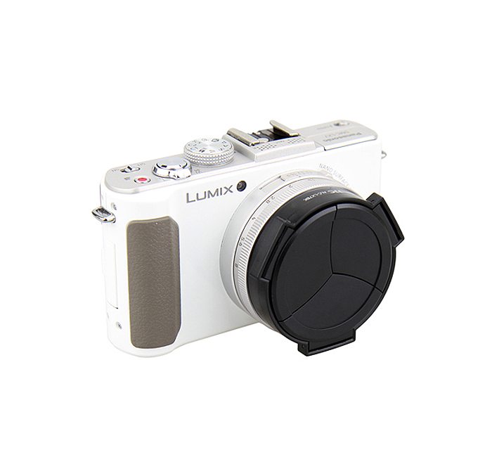 JJC JJC Automatisk frontdeksel for Panasonic DMC-LX7 Leica D-Lux6 Svart