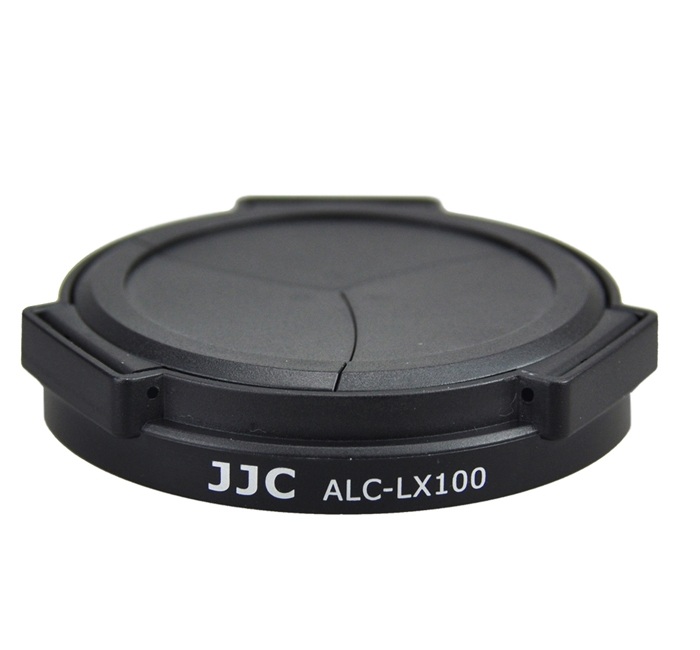 JJC JJC Automatisk frontdeksel for Panasonic DMC-LX100 Leica D-Lux Svart