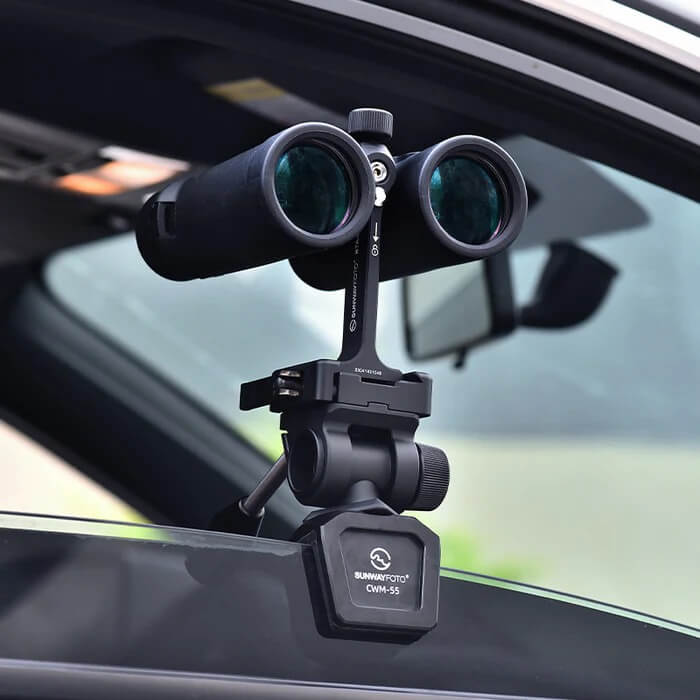  Sunwayfoto CPH-02 videohode med bilvindu­feste for kamera/kikkert Rask levering fra Sverige.