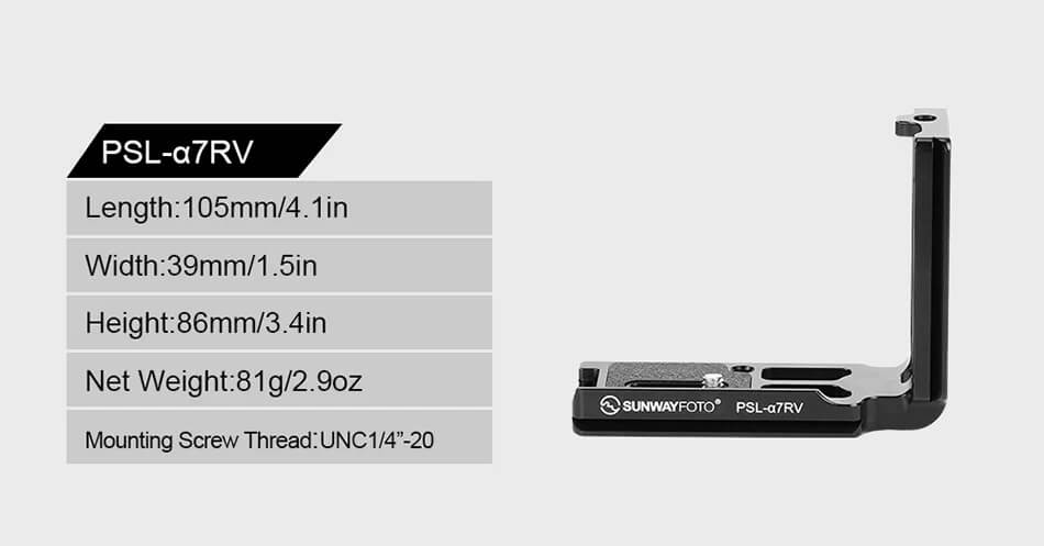 Sunwayfoto Sunwayfoto L-Bracket for Sony A7RV