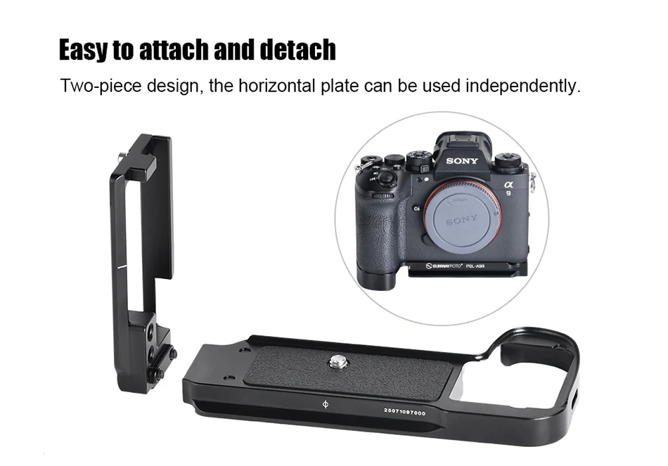 Sunwayfoto L-Bracket for Sony A9III & A1II Rask levering fra Sverige.