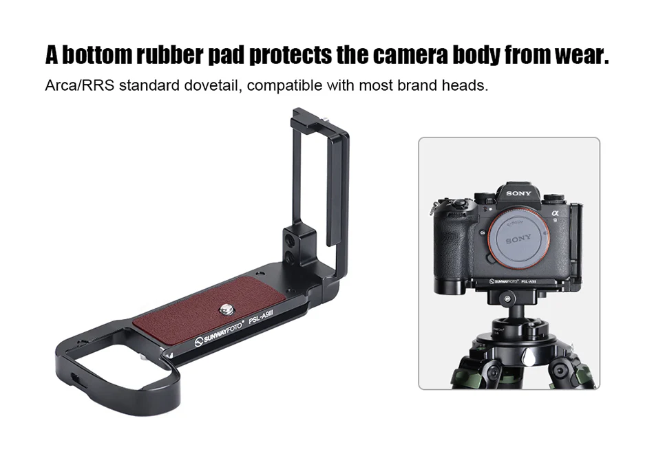 Sunwayfoto L-Bracket for Sony A9III & A1II Rask levering fra Sverige.