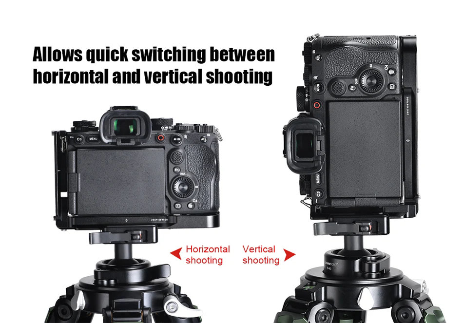 Sunwayfoto L-Bracket for Sony A9III & A1II Rask levering fra Sverige.