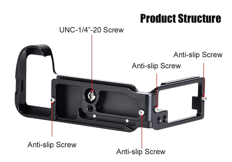  Sunwayfoto L-brakett i ett stykke for Sony A9 III & A1 II – Arca-Swiss Rask levering fra Sverige.