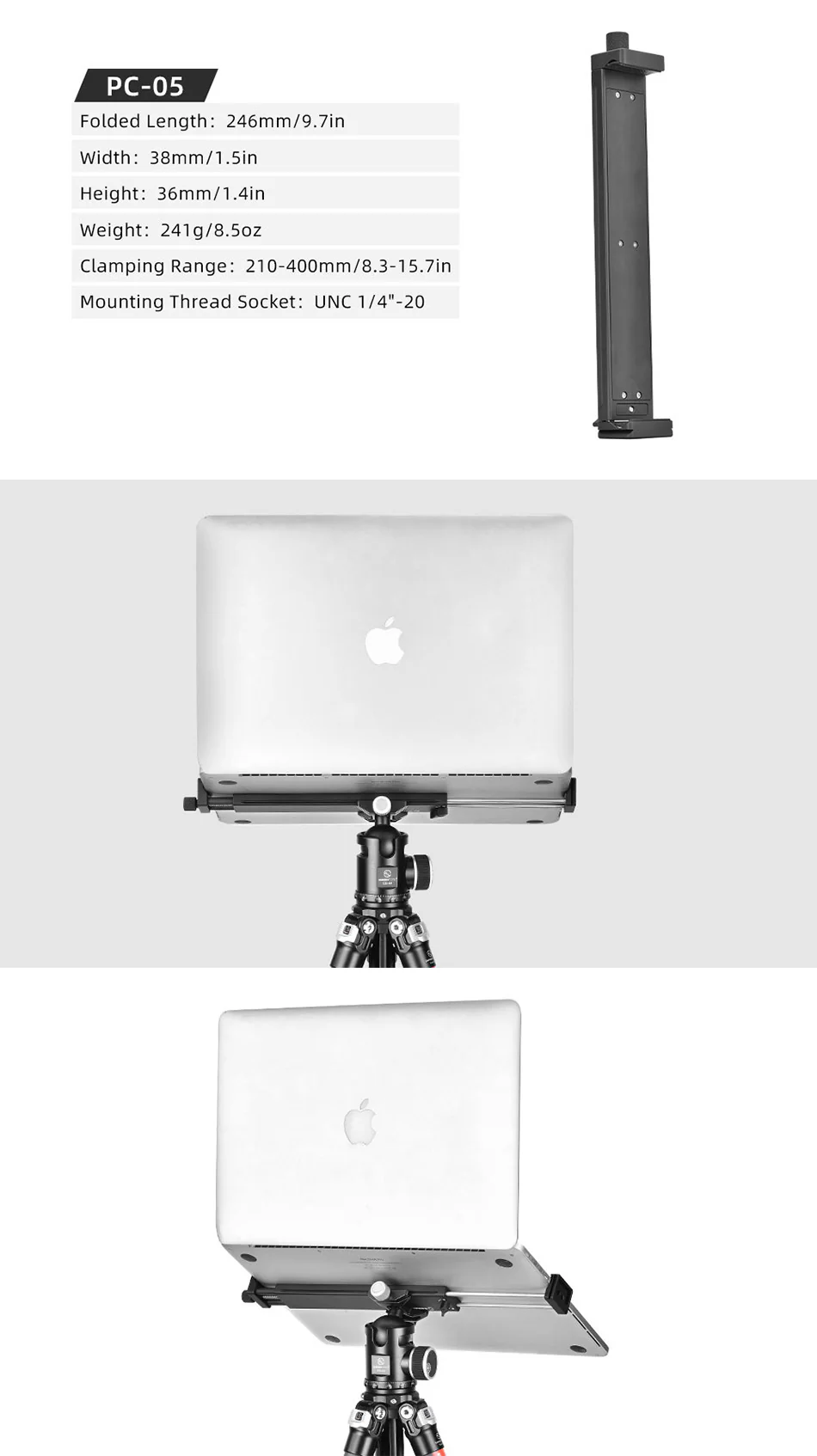 Sunwayfoto Sunwayfoto PC-05 Holder for Nettbrett og Laptop