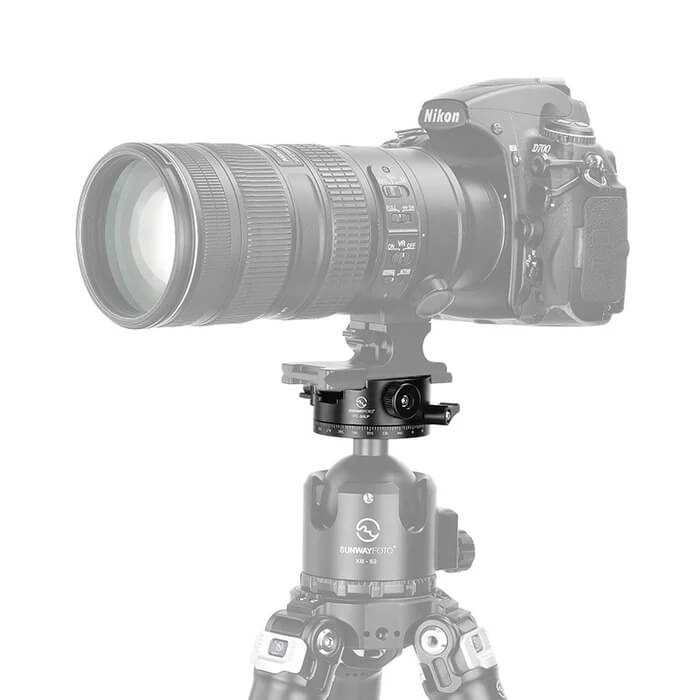  Sunwayfoto PC-58LP feste 360° pan for Picatinny og Arca Swiss Rask levering fra Sverige.