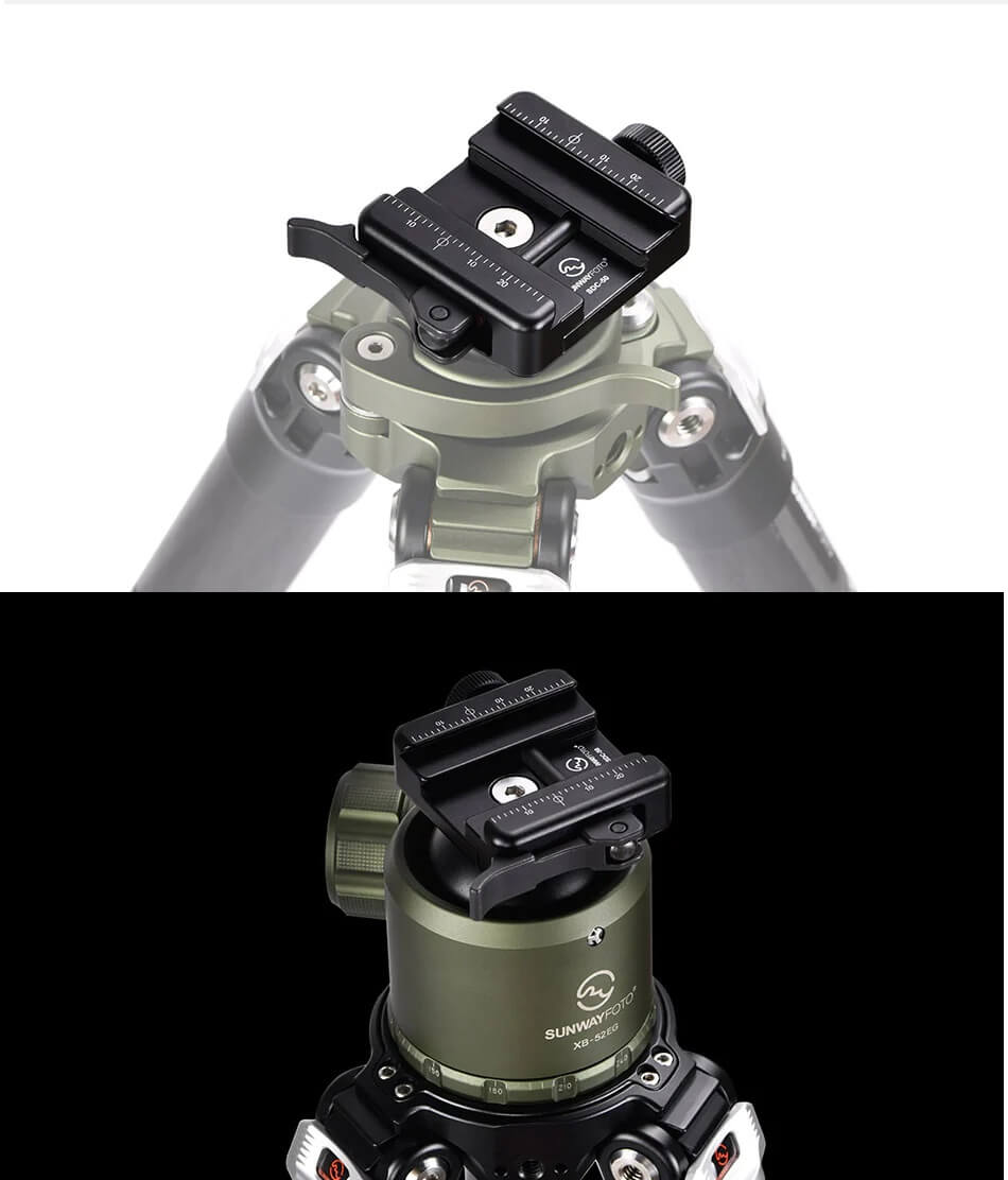  Sunwayfoto SDC-50 feste for Picatinny og Arca Swiss Rask levering fra Sverige.