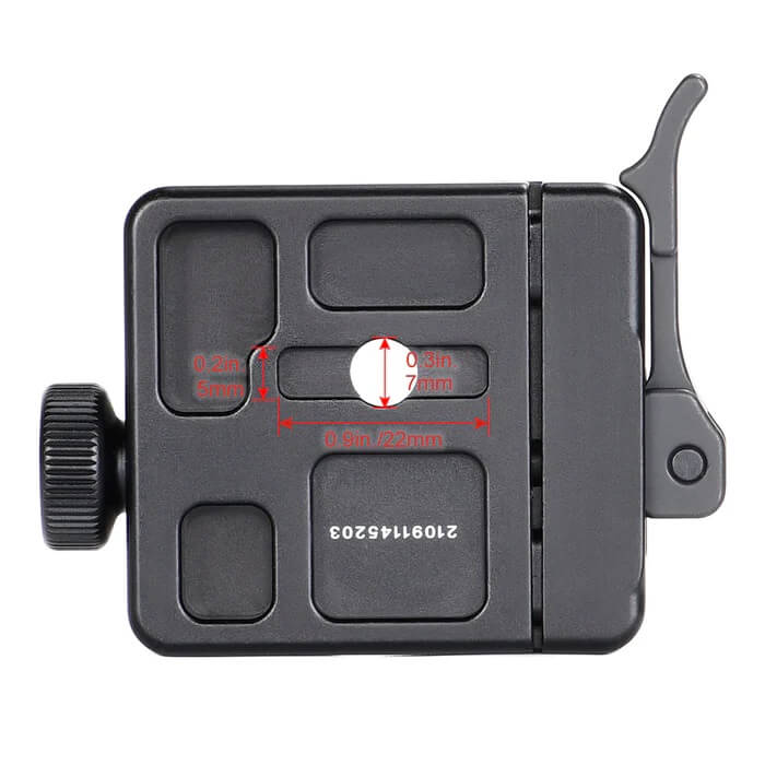  Sunwayfoto SDC-50 feste for Picatinny og Arca Swiss Rask levering fra Sverige.