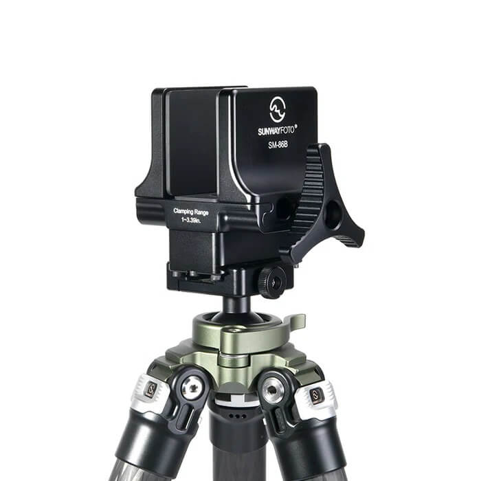 Sunwayfoto Sunwayfoto SM-86B – Robust sadelfeste for jakt og Arca Swiss stativ