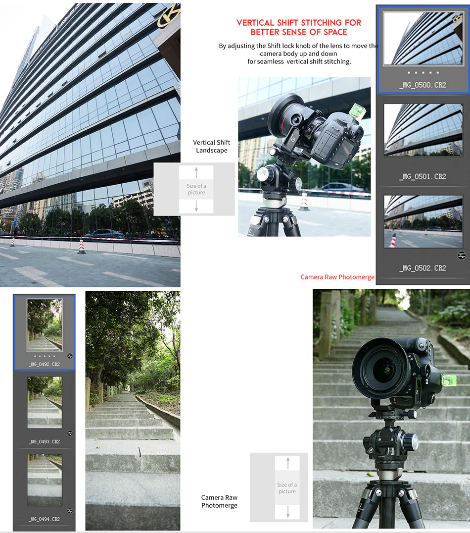 Sunwayfoto Sunwayfoto TS-E24 Feste for Canon tilt-shift-objektiv TS-E17 TS-E24