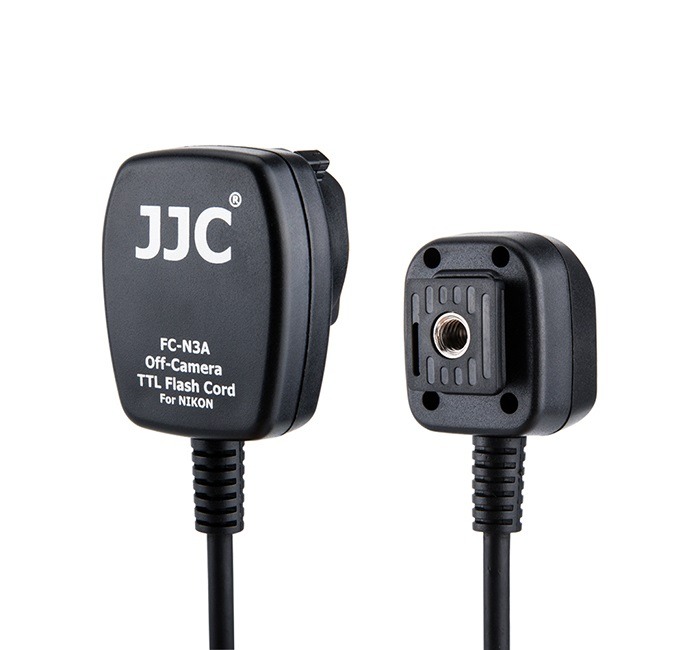  JJC FC-N3A TTL-blitskabel – tilsvarer Nikon SC-28 (1,3 m) Rask levering fra Sverige.