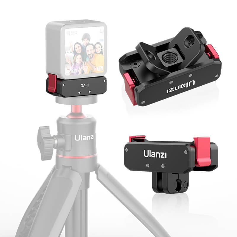  Ulanzi Folding Fingers med 1/4-tommers gjenge og feste for Osmo Action 2/3/4 Rask levering fra Sverige.