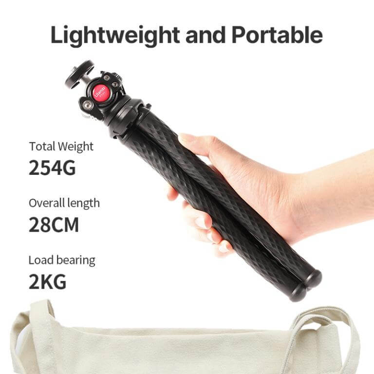 Ulanzi FT-01 kamerastativ & mobilholder i blekksprutmodell Rask levering fra Sverige.