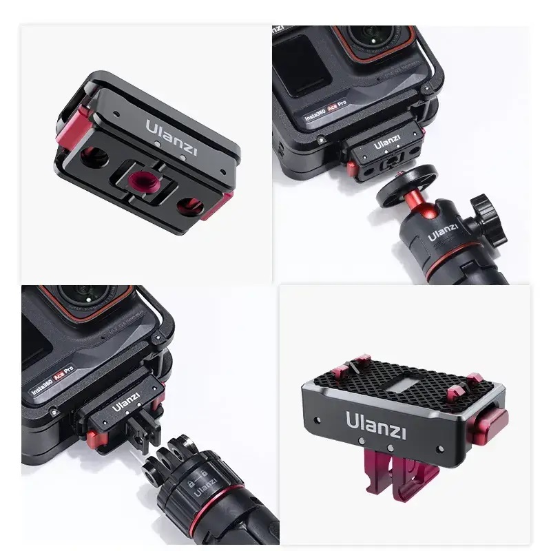  Ulanzi IN-01 magnetisk hurtigfeste for Insta360 actionkameraer Rask levering fra Sverige.