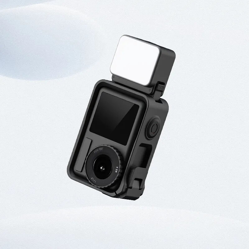  Ulanzi mini LED-belysning for DJI Osmo Action 5 / 4 / 3 og Pocket 3 Rask levering fra Sverige.
