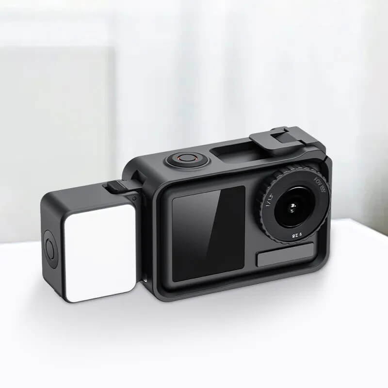  Ulanzi mini LED-belysning for DJI Osmo Action 5 / 4 / 3 og Pocket 3 Rask levering fra Sverige.
